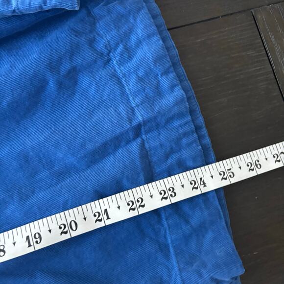 Boden Girl’s Norah Scallop Cord Dress Blue Sz 6-7Y - Picture 7 of 11